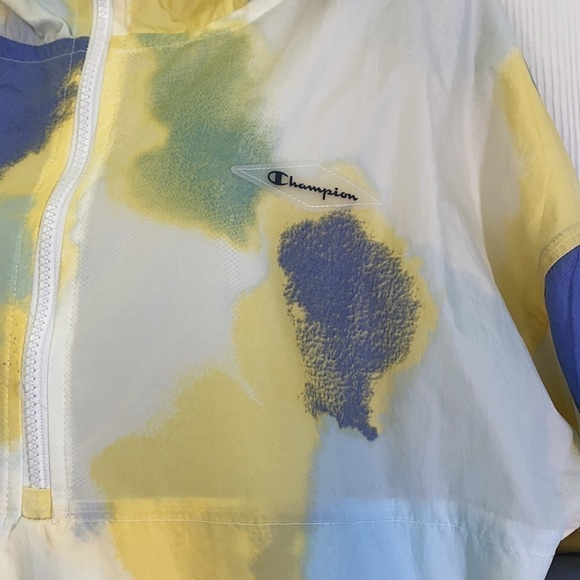 Champion - NWT Pastel Stadium Lightweight Anorak Windbreaker Size Medium - Picture 4 of 13